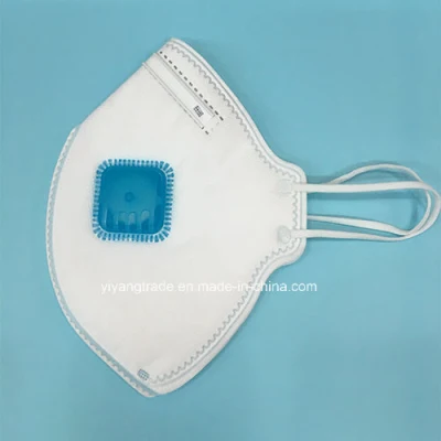 Ffp2 Disposable Respirator with Vertical Flat Folded with Valve
